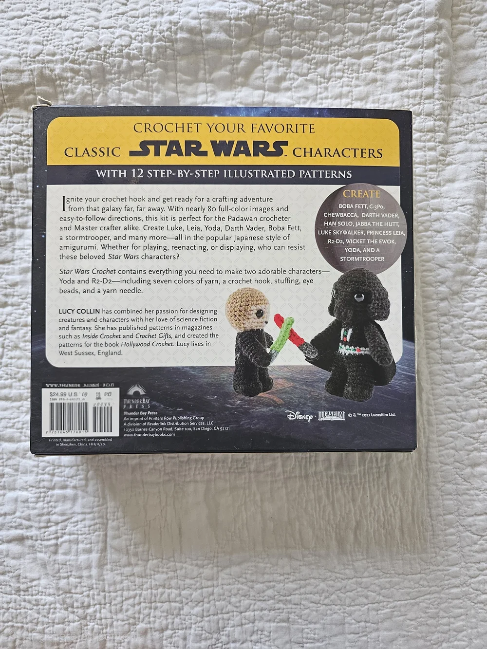 Star Wars Crochet Kit Yoda And R2-D2- Multicolor Never Been Used
